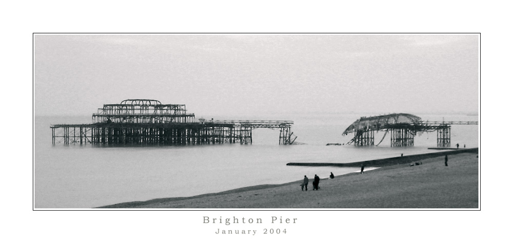 Brighton Pier after the fire