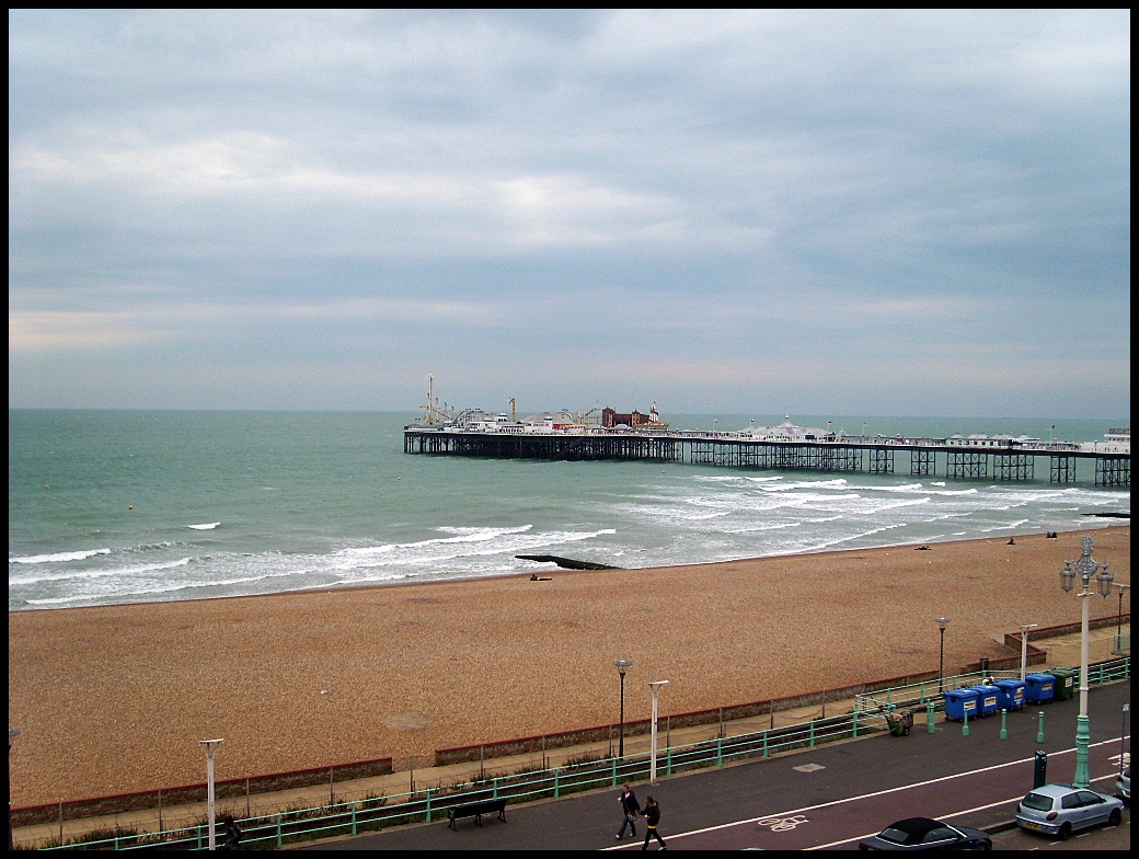 Brigthon Pier. Wahrzeichen von Brighton.