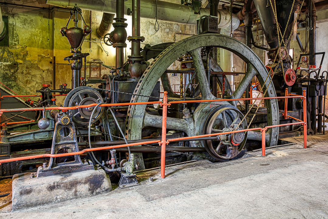 Brikettfabrik Louise - Brikettpresse