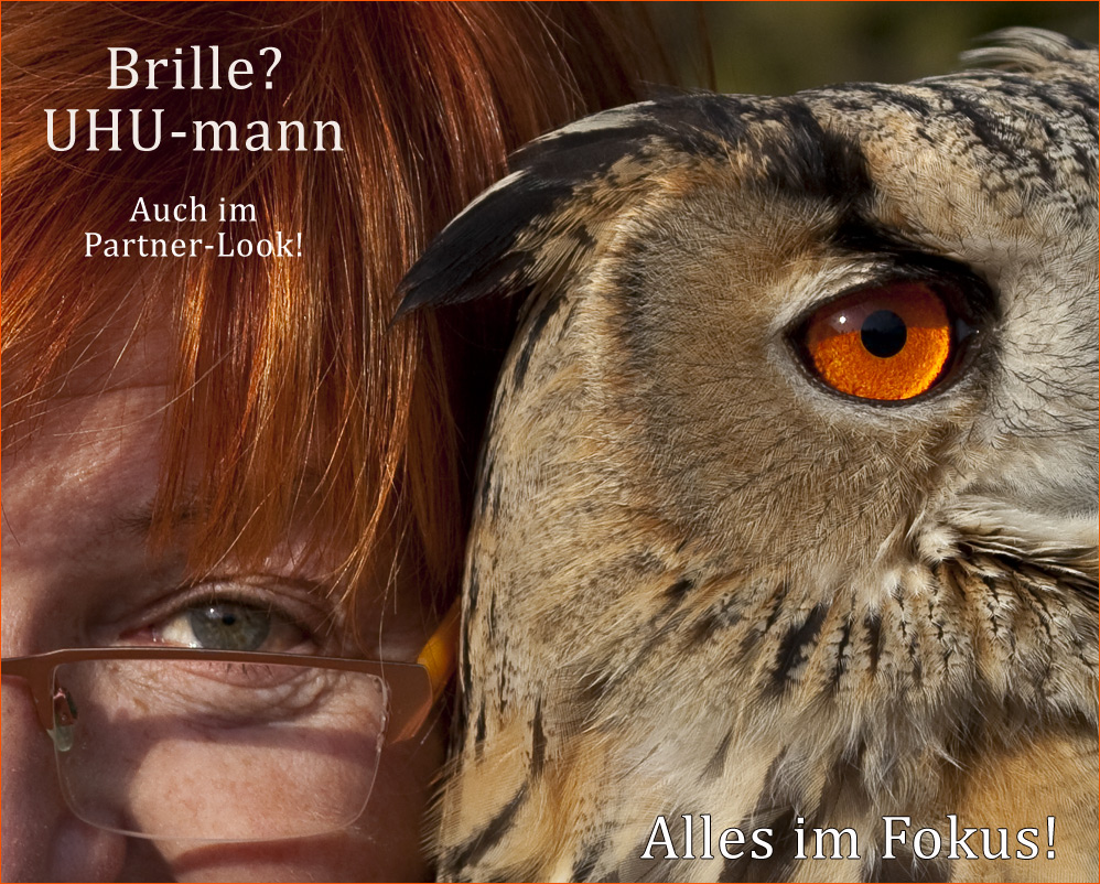 Brille? UHU-mann!