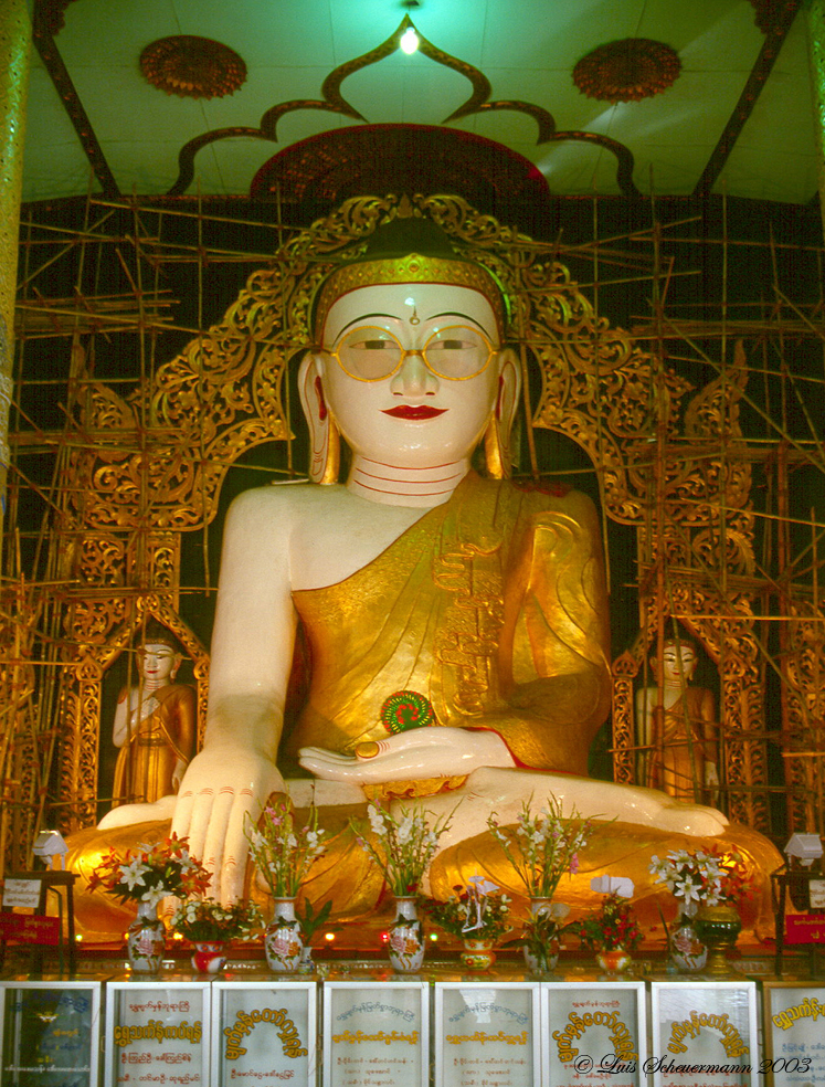 Brillen Buddha