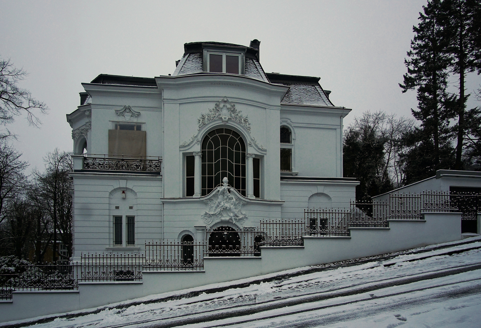 Briller Viertel im winterlichen Kleid