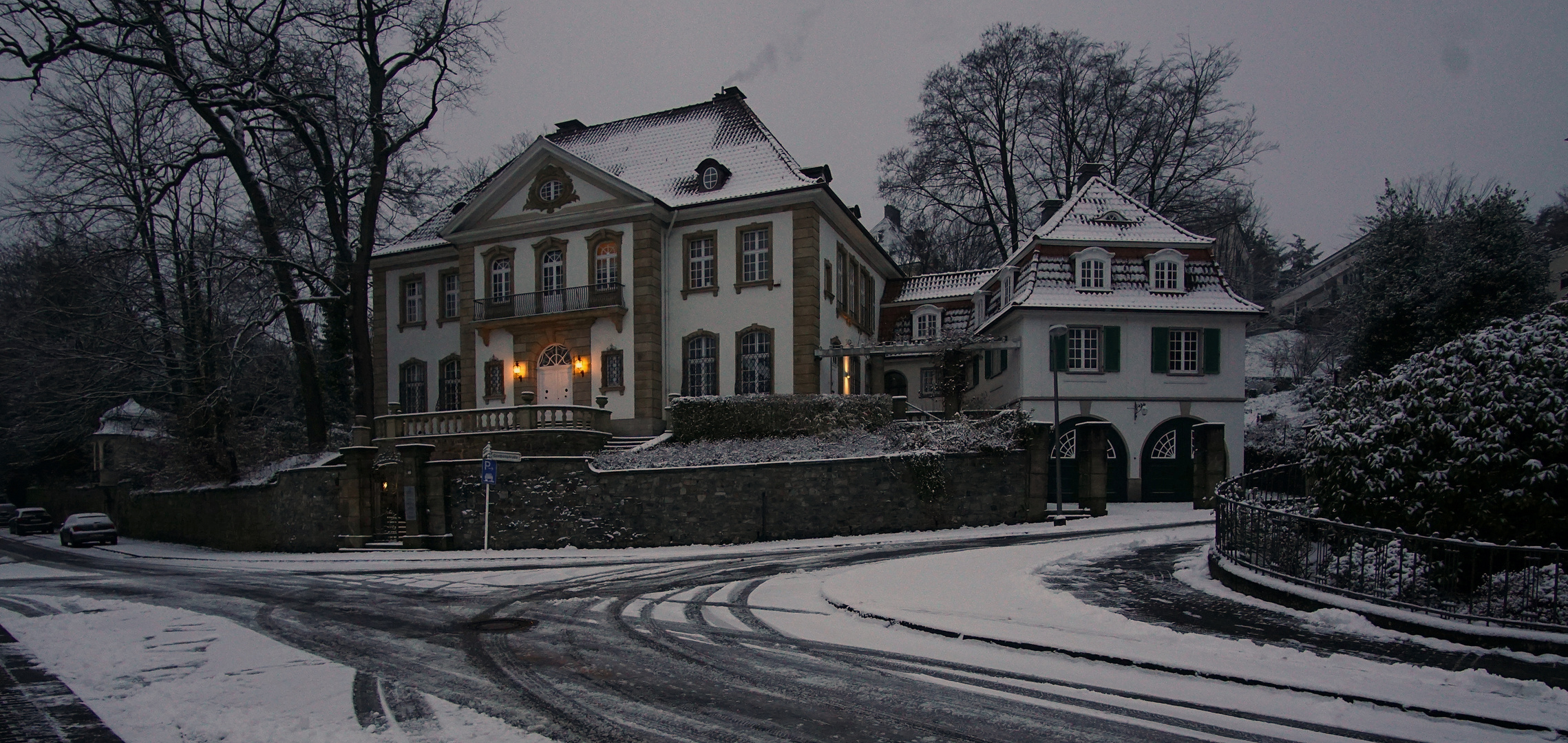 Briller Viertel im winterlichen Kleid