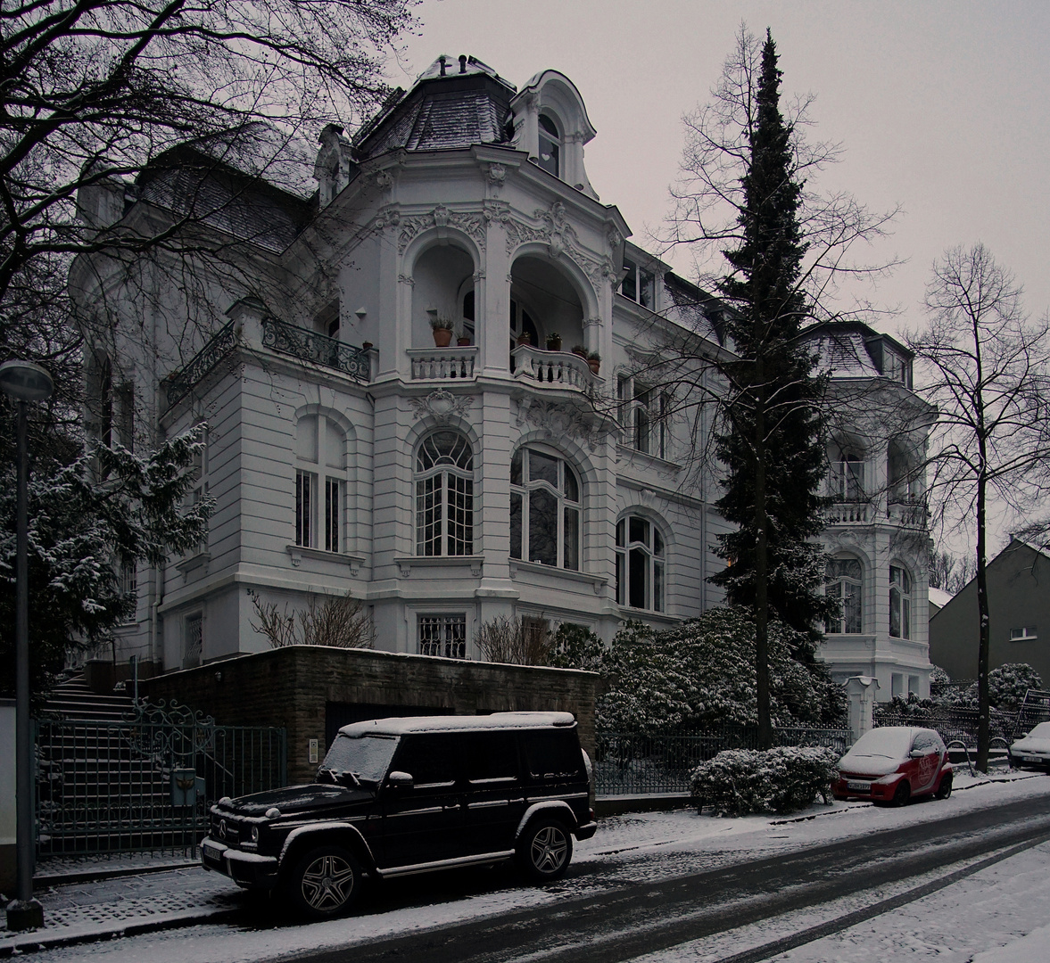 Briller Viertel im winterlichen Kleid