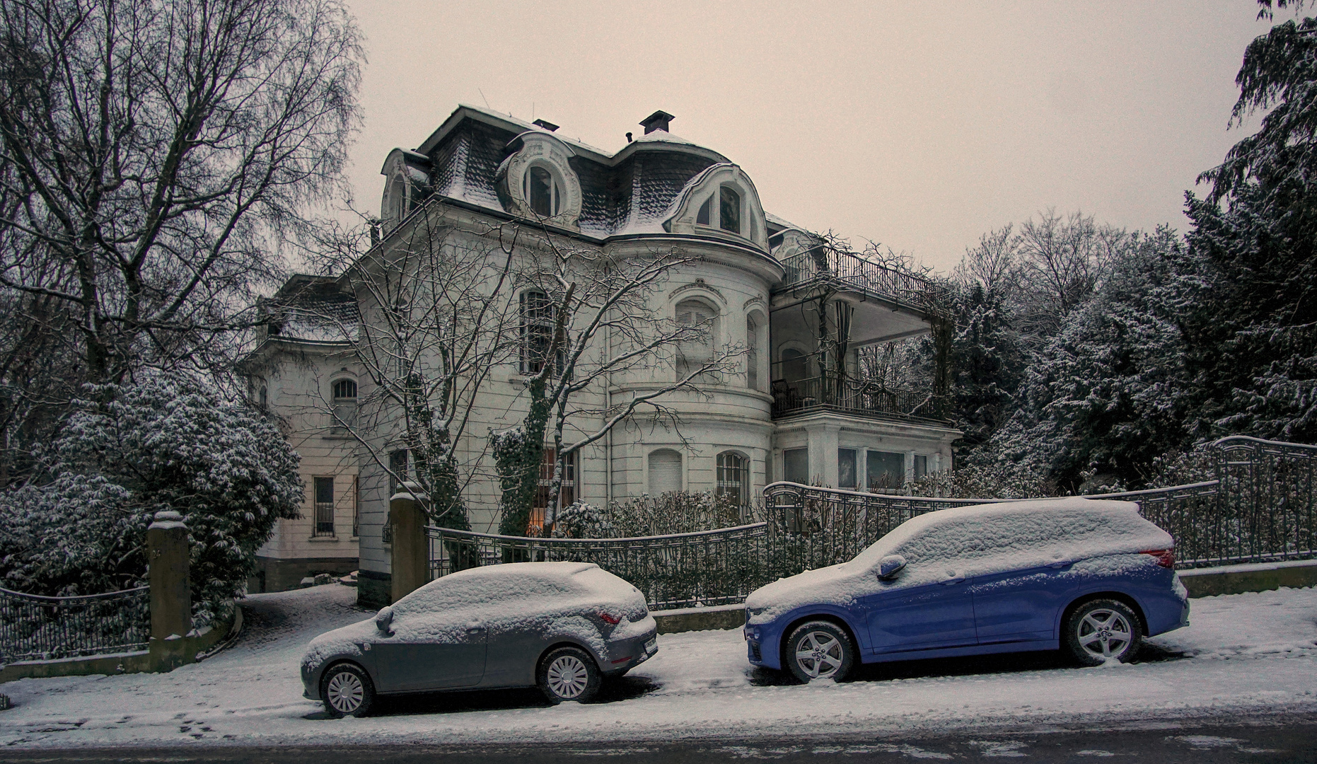 Briller Viertel im winterlichen Kleid