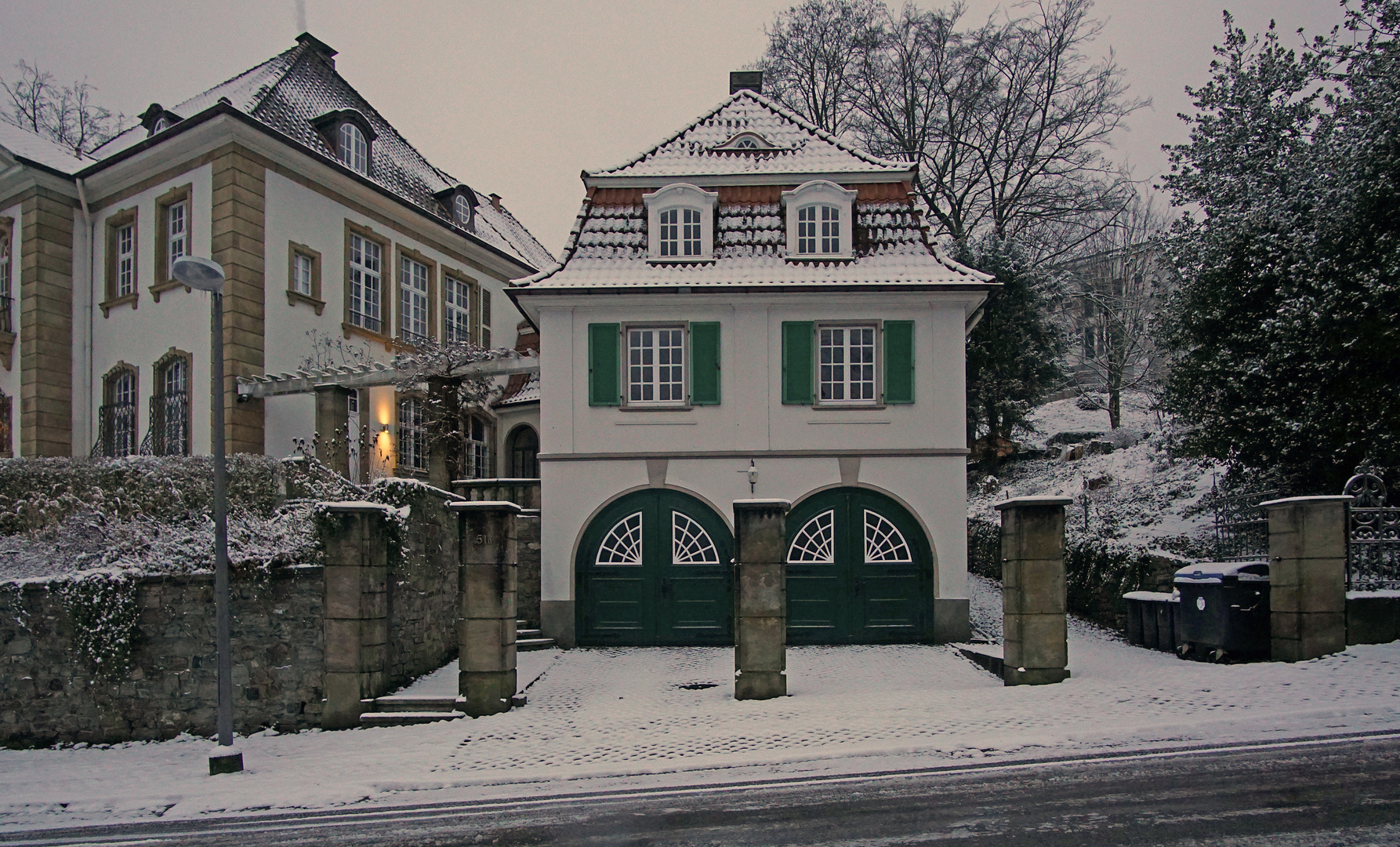 Briller Viertel im winterlichen Kleid