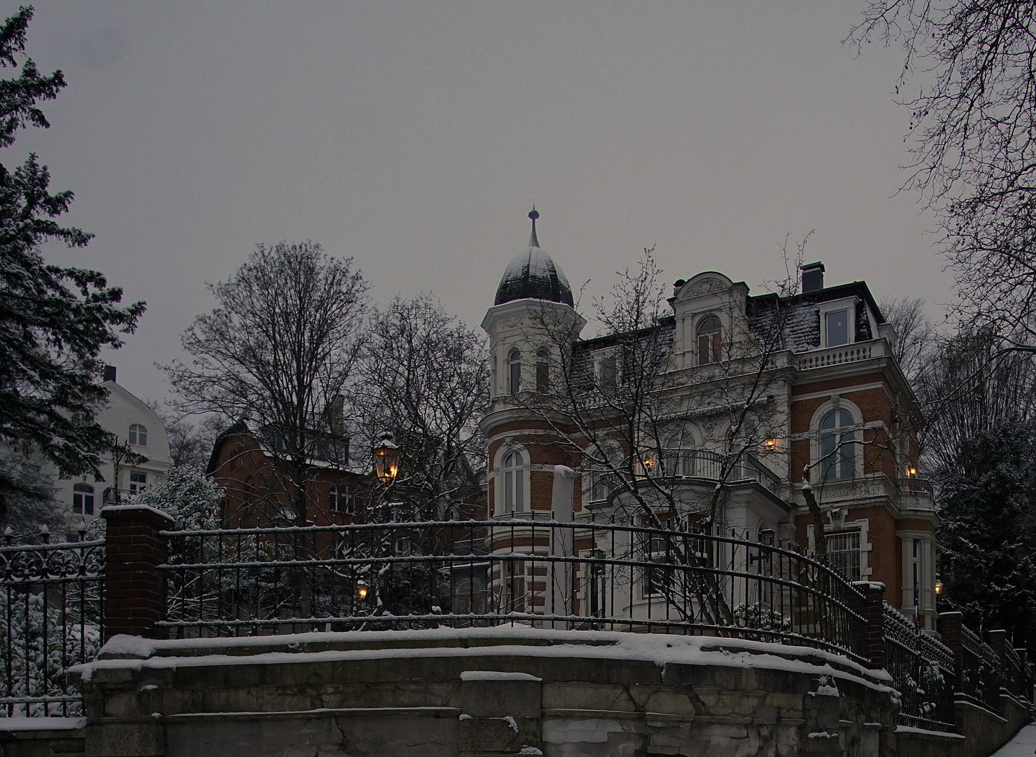 Briller Viertel im winterlichen Kleid