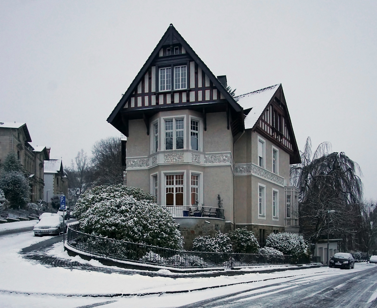 Briller Viertel im winterlichen Kleid