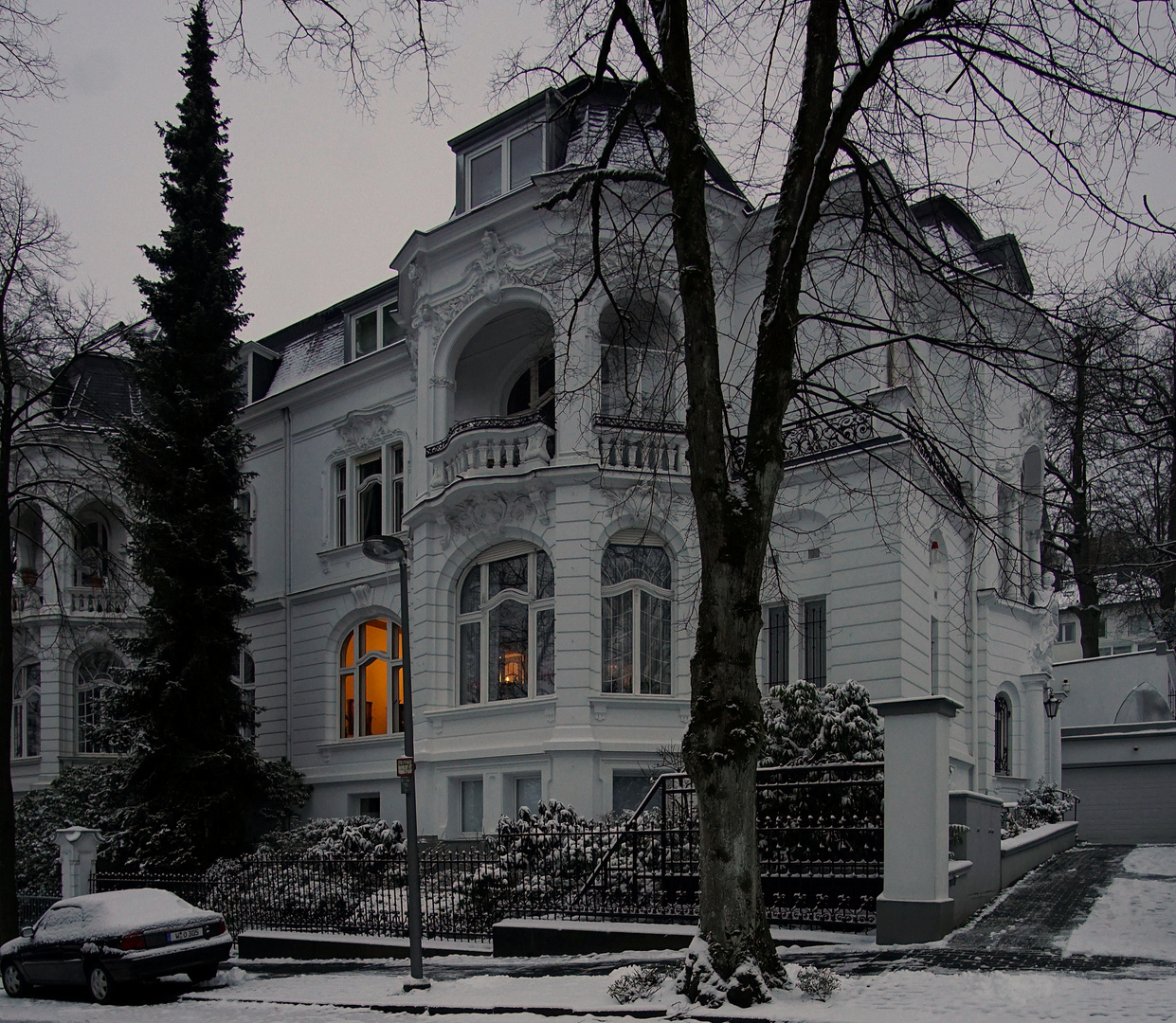 Briller Viertel im winterlichen Kleid