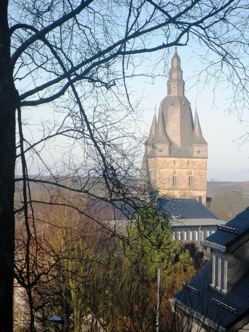 Brilon / Hochsauerland – Blick vom Rothaarsteig über Brilon auf die Propsteikirche St. Petraus und A