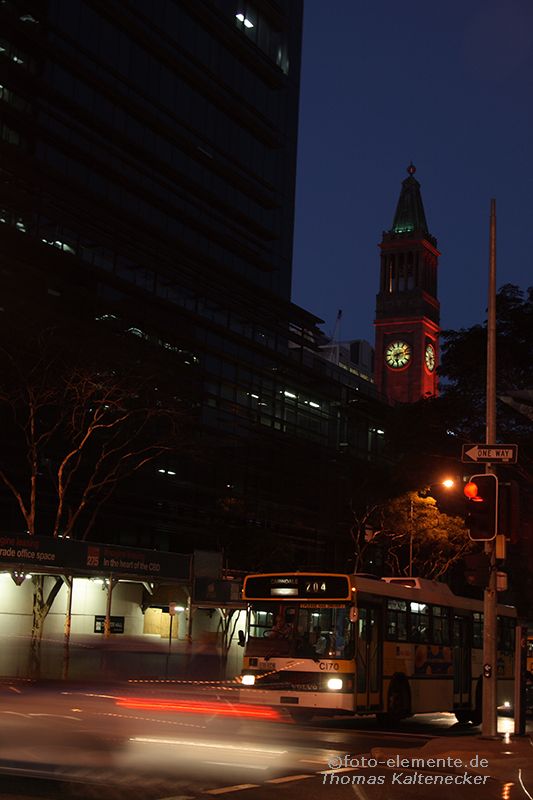 Brisbane at Night - One Way