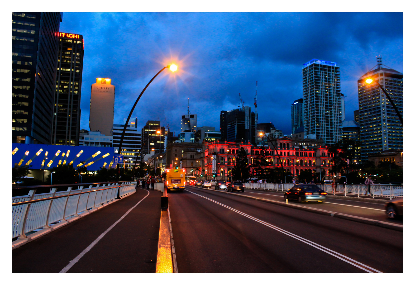 Brisbane by night.