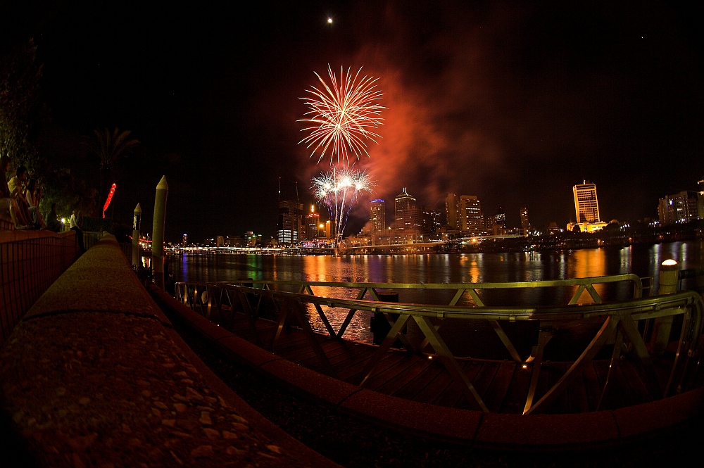 Brisbane - Feuerwerk