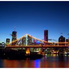 Brisbane kurz nach Sonnenuntergang