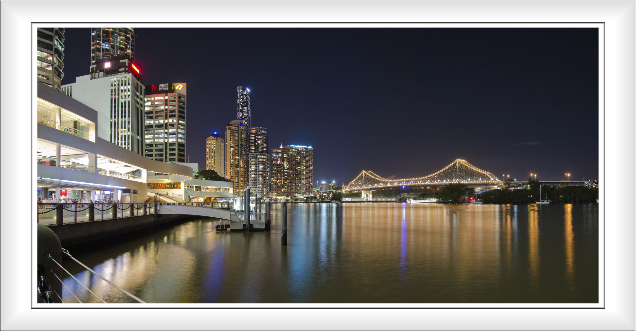 Brisbane River Side mit Story Bridge