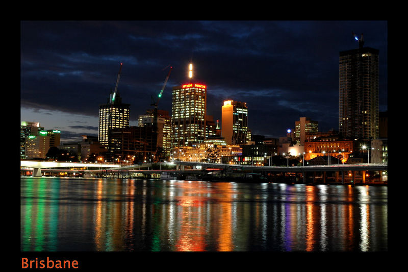 Brisbane zu später Stunde