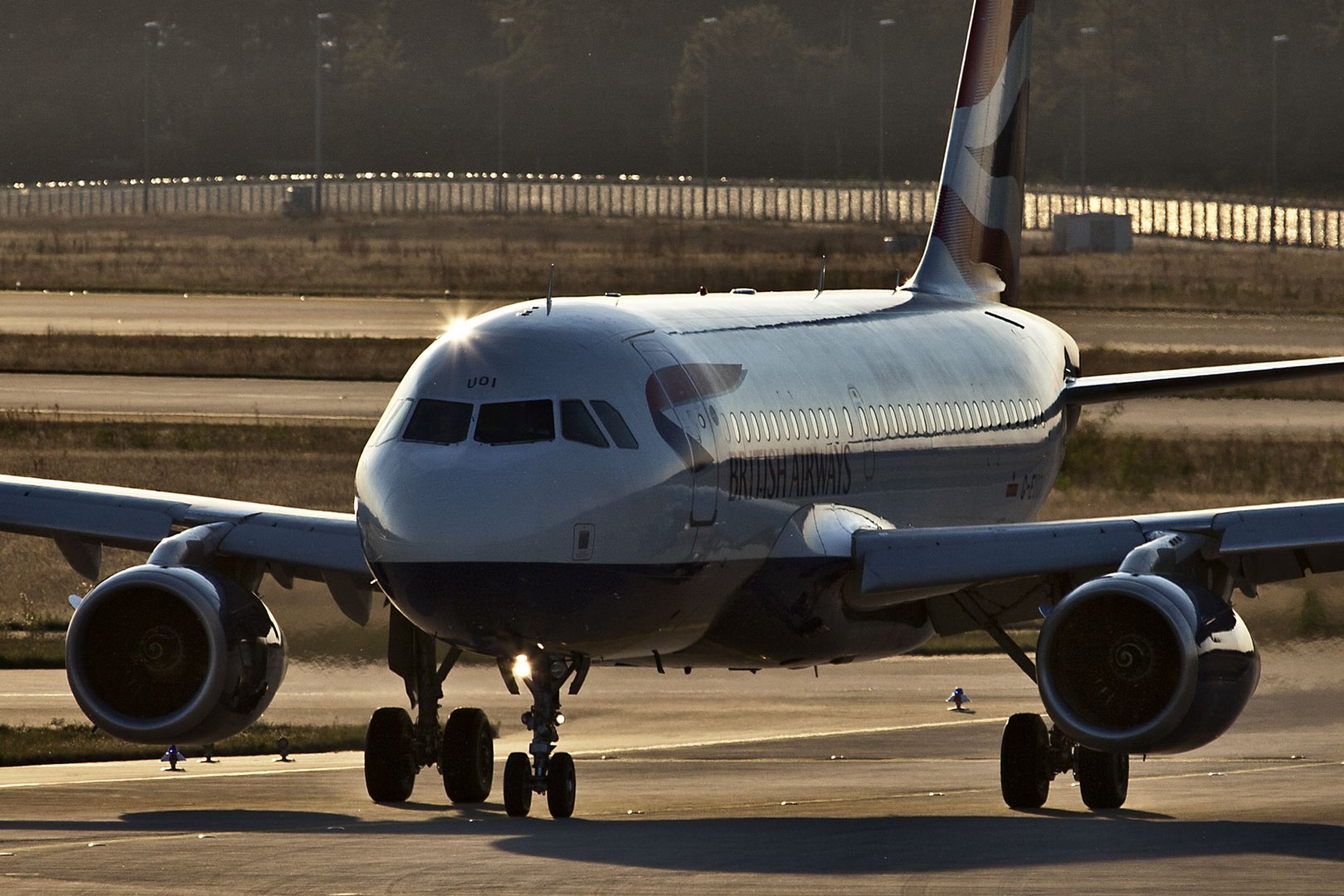 British Airways before take-off