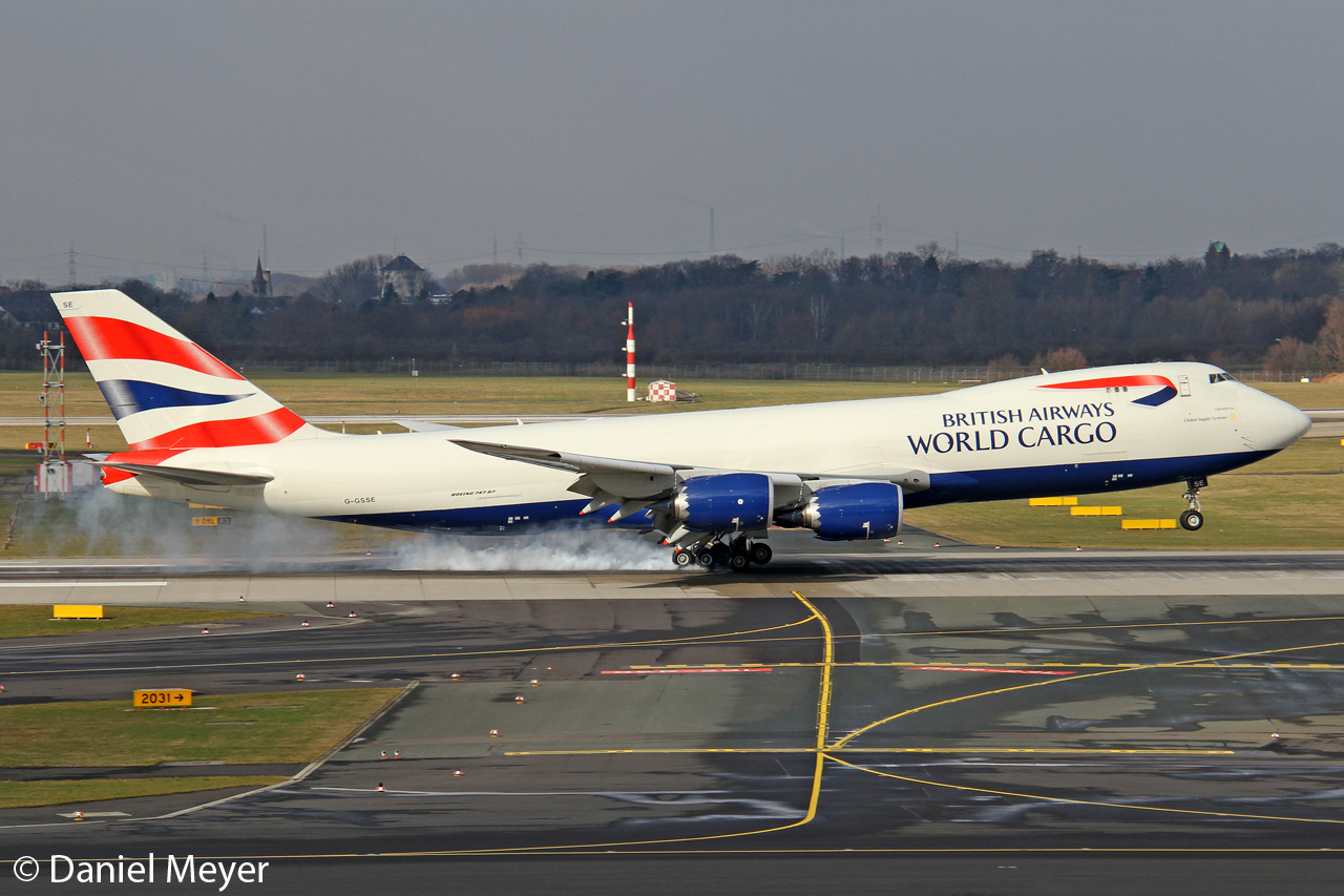 British Airways World Cargo Boeing 747-87U(F) G-GSSE