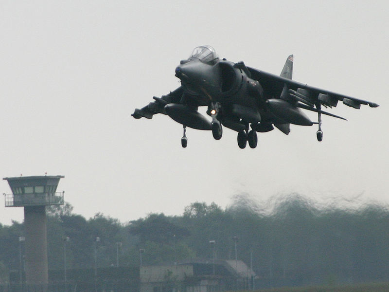 British Harrier Take-Off