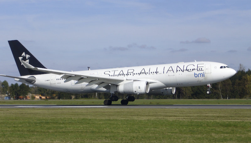 British Midland A330 (Staralliance)