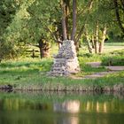 Britzer Garten im Abendlicht