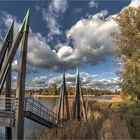 Britzer Garten im Herbst (Rhizomatische Brücke)