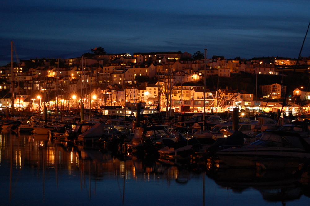 Brixham by night