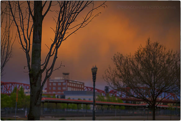 Broadway Bridge Evening