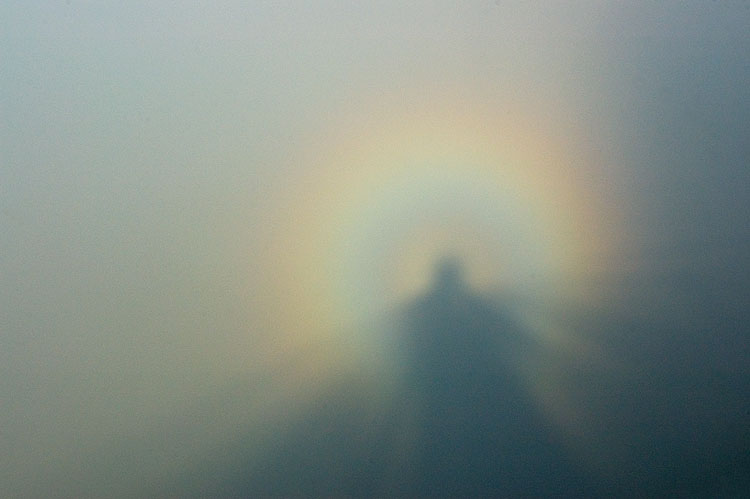 Brocken efekt in Gebirge