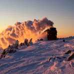 Brocken Glint (99 7238-1 with train 8945 - Harz narrow gauge railway)