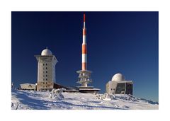 Brocken - Harz " Blick zum Brockenhotel, Sendeturm, und Brockenmuseum "