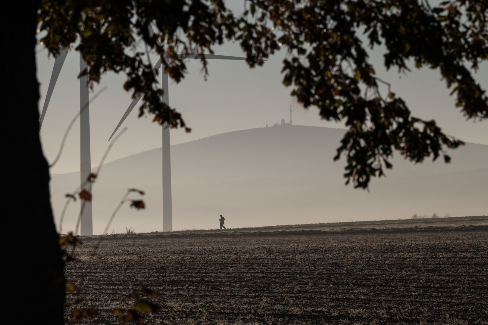 Brocken mit Frühsportler