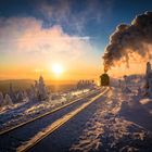 Brocken Sonnenuntergang