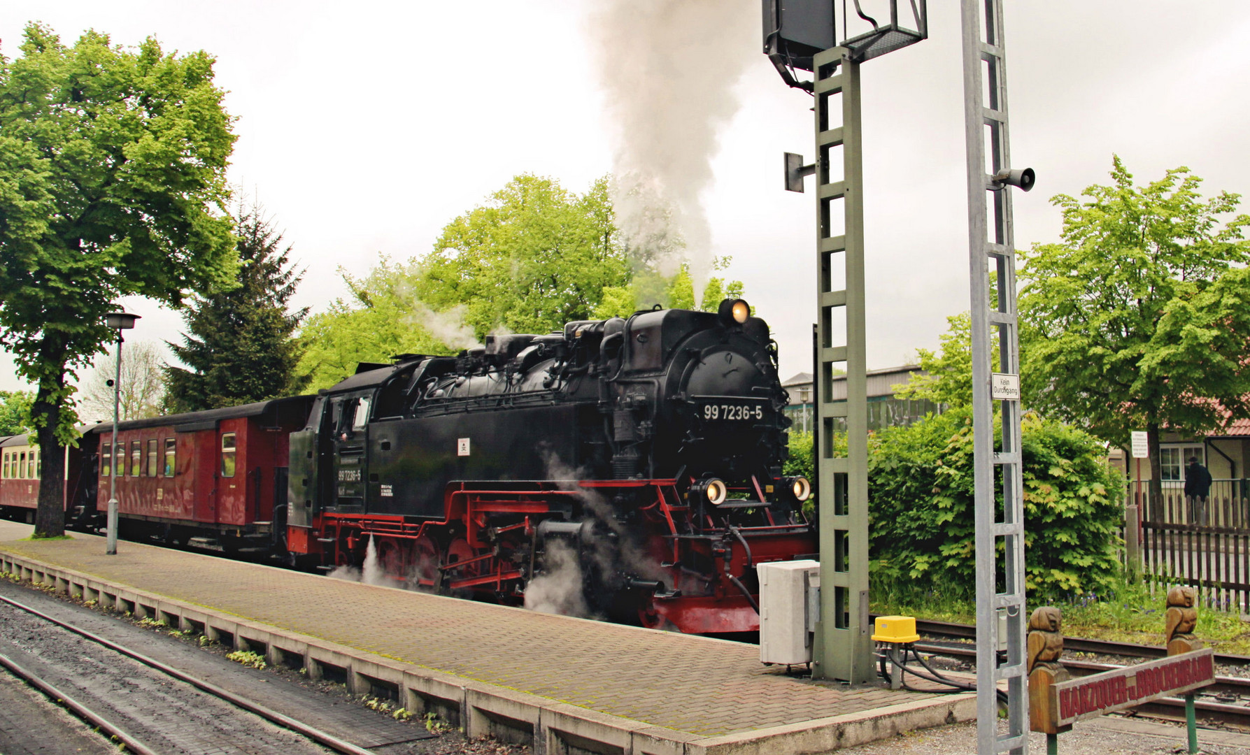 Brockenbahn Abfahrt 2