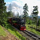 Brockenbahn, auf der Fahrt zum Brocken