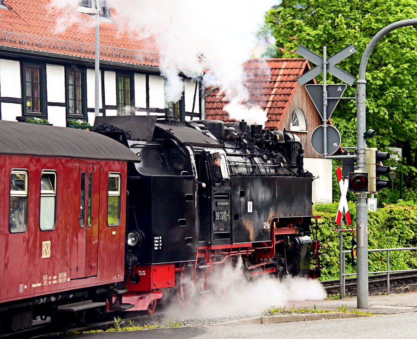 Brockenbahn auf Fahrt 3