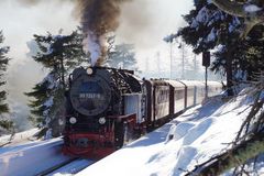 Brockenbahn im Winter