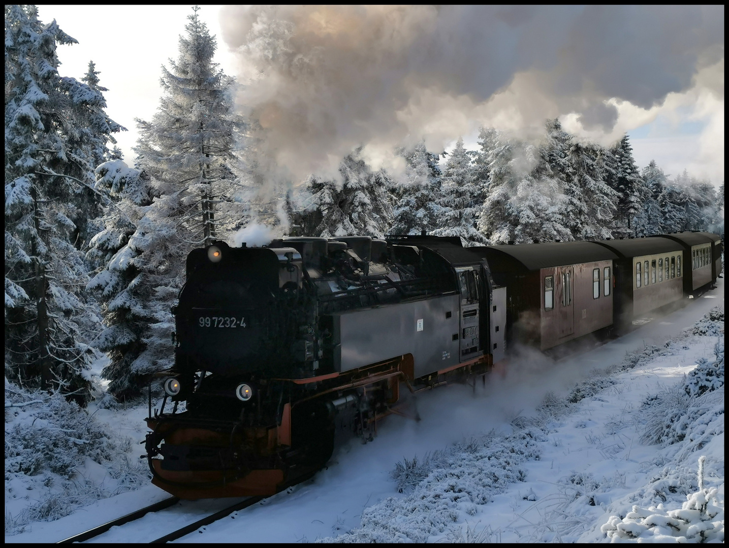 Brockenbahn im Winter