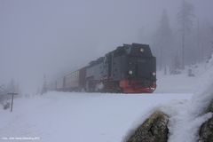 Brockenbahn . Launen des Berges