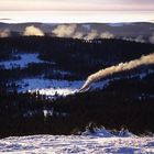 Brockenbahn schlängelt sich kraftvoll zum Brocken hoch