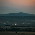 Brockenblick kurz nach Sonnenuntergang...