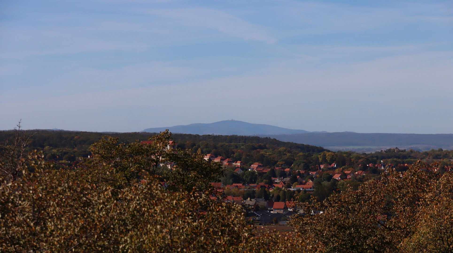 Brockenblick von der Konradsburg