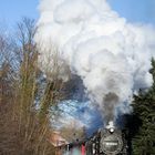 Brockendampf ablassen - die HSB im Schnee