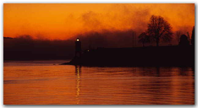 Brockton Point in the fog