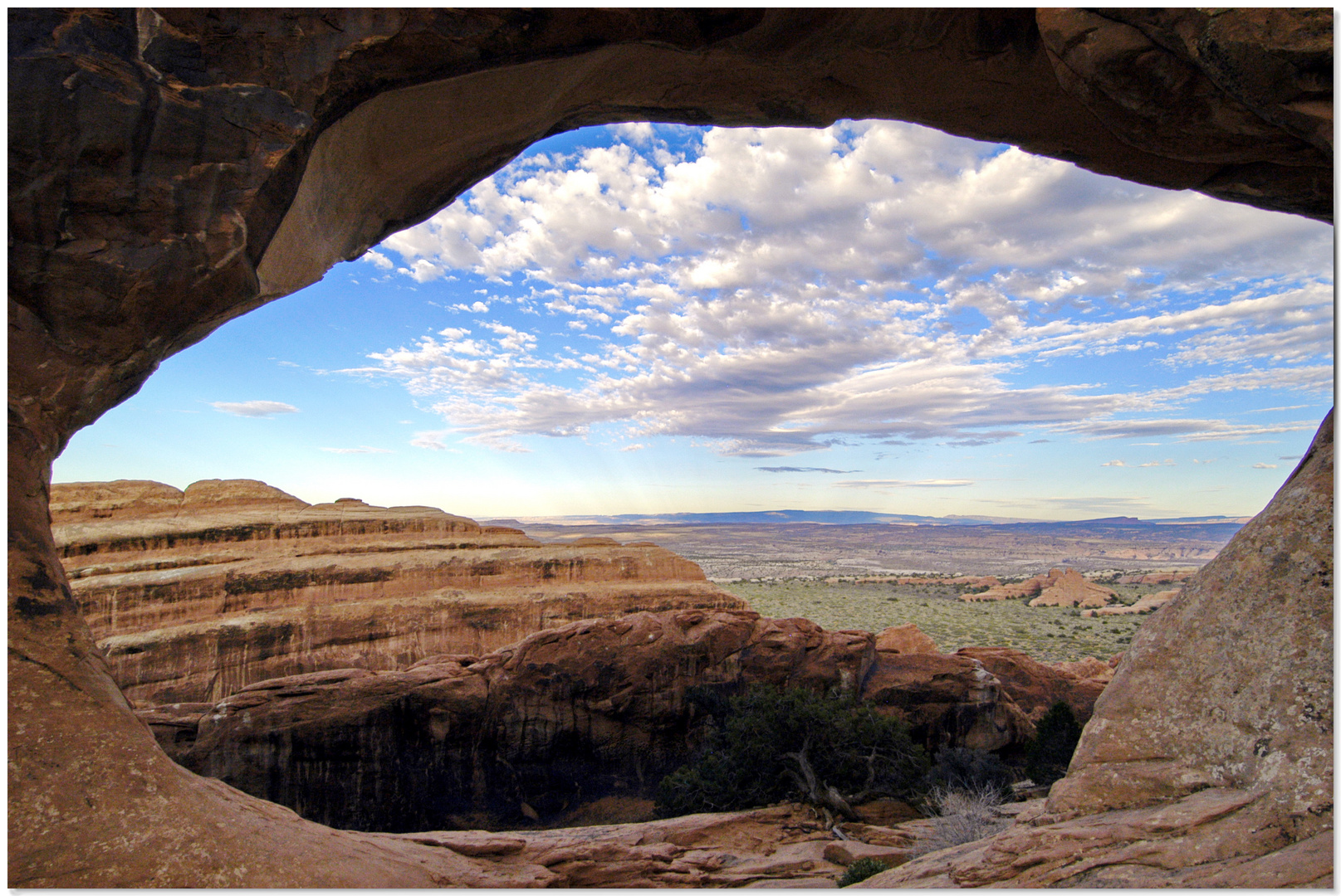 broken Arch view trough