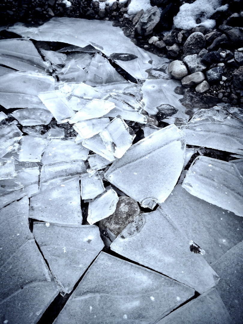 broken ice