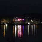 Brombachsee Segelhafen bei Nacht