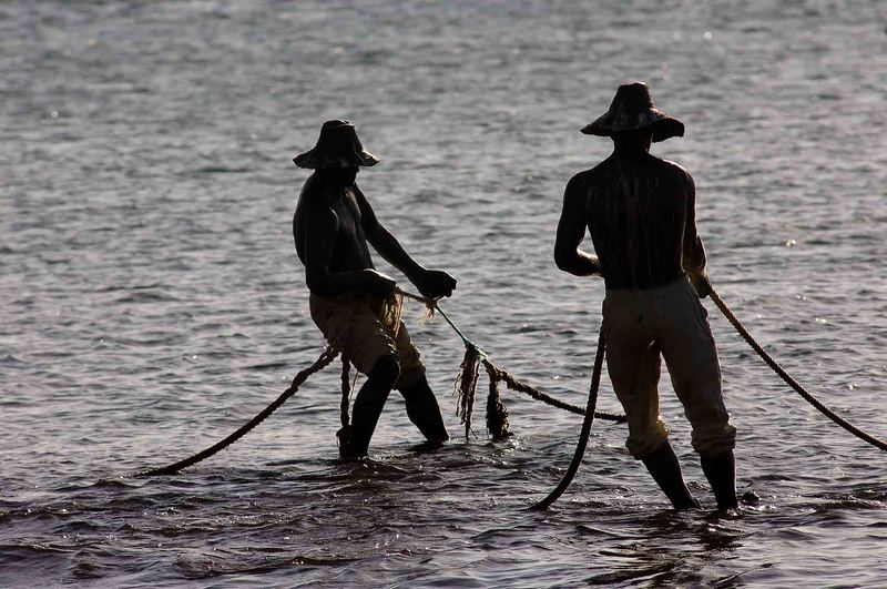 Bronze Fisherman