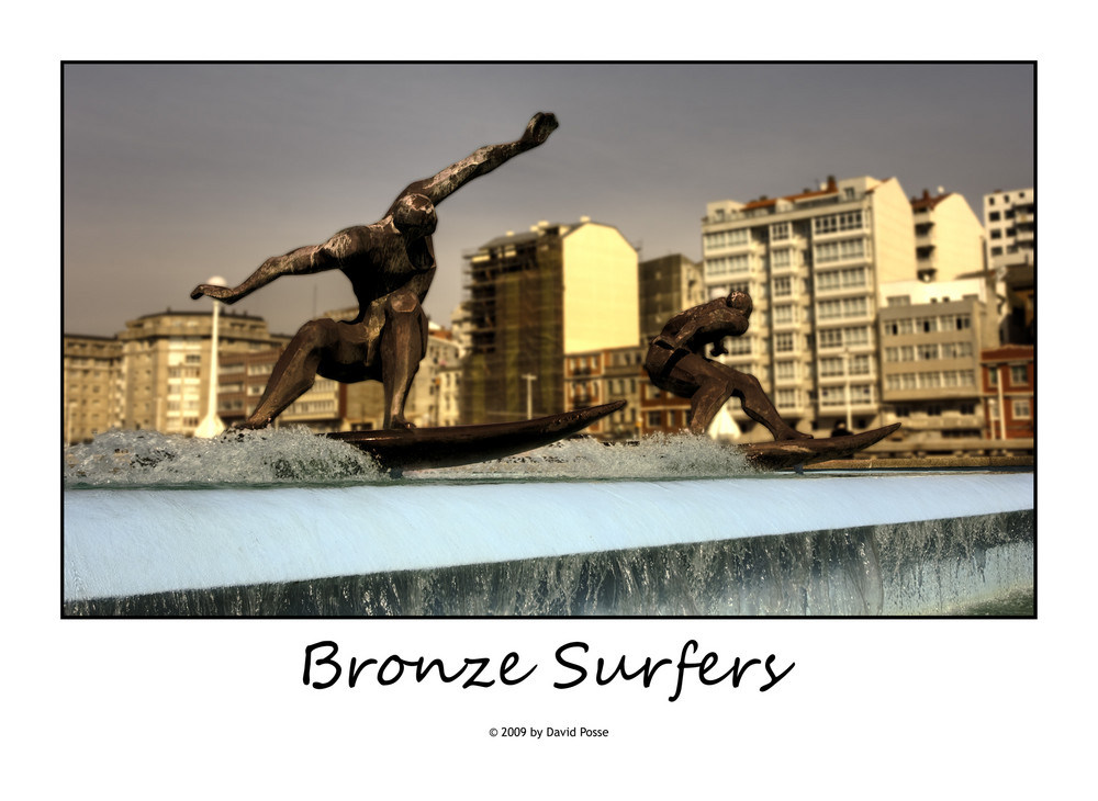 Bronze Surfers