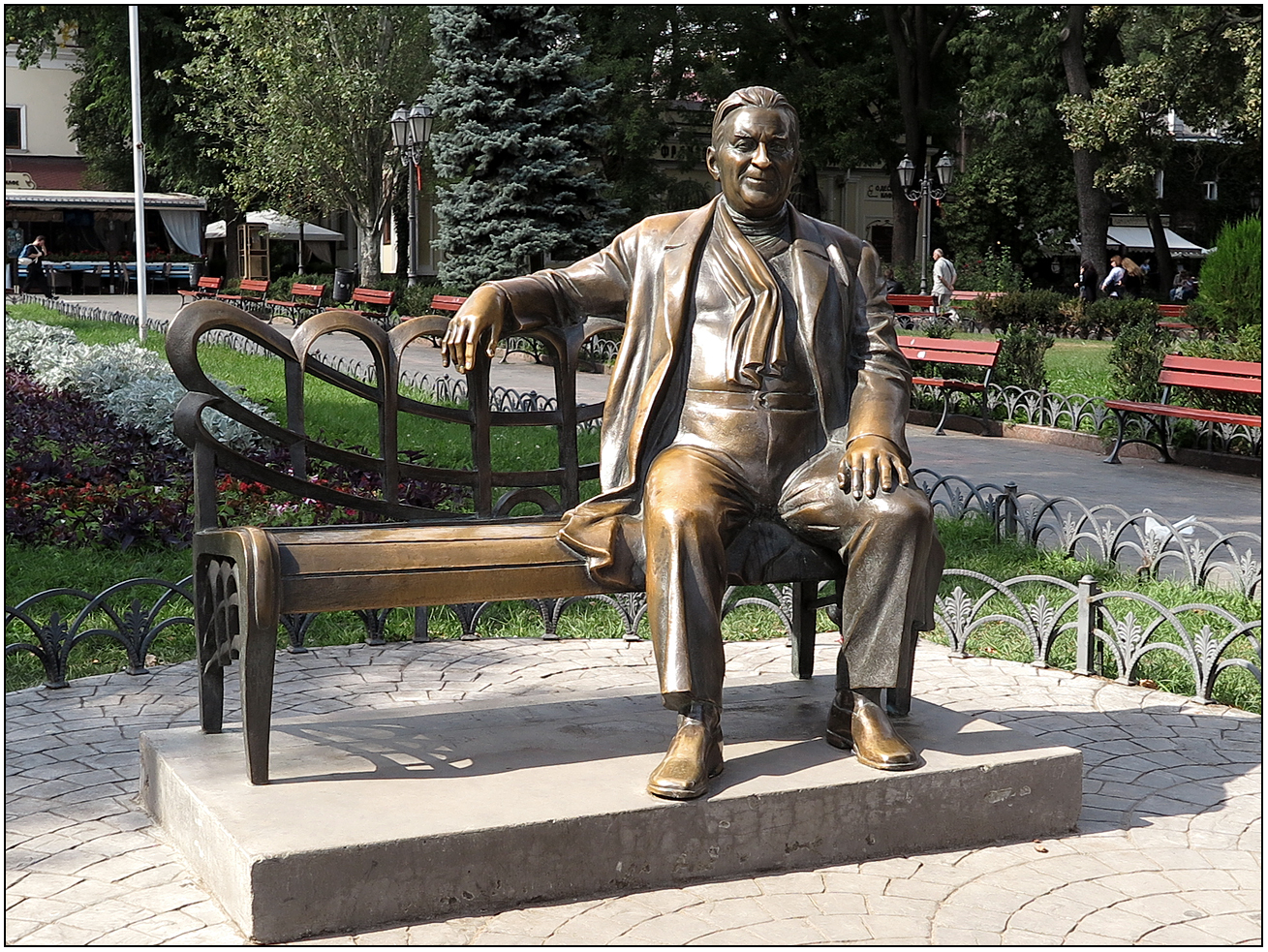 Bronzemomnument Leonid Utesov - Odessa